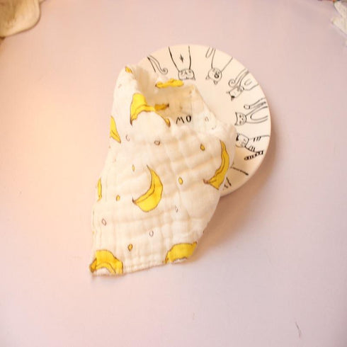 Eight-layer gauze triangle towel for newborn